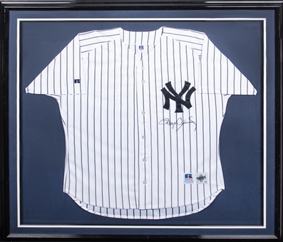 Roger Clemens Signed and Framed to 44x43" New York Yankees Home Jersey (Beckett)